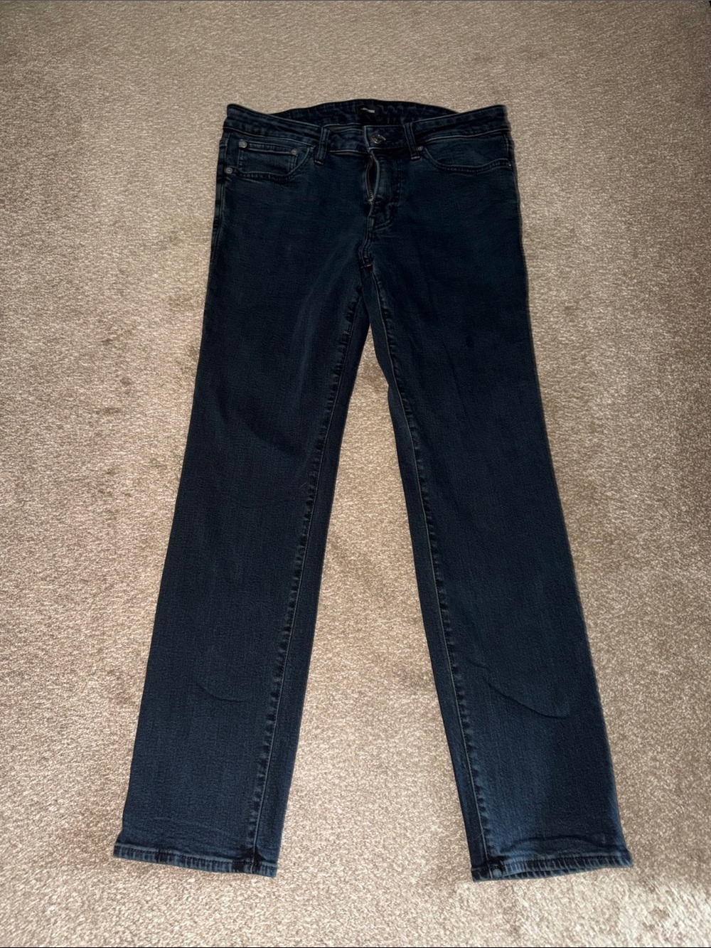 Express dark blue Washed Jeans